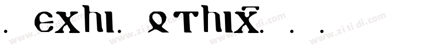 Uechi Gothic字体转换